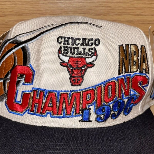 Logo Athletic, Accessories, Nwt Vintage 996 Chicago Bulls Nba Champions  Snapback Hat Locker Room Official