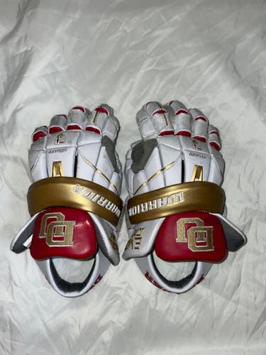 Denver Lacrosse Large White Gloves