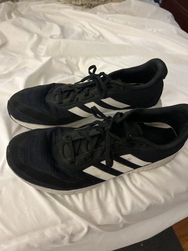 Black Used Size 11 (Women's 12) Adidas Alphabounce Shoes