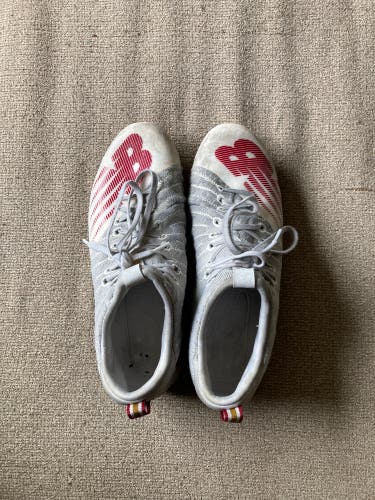 University Of Denver Lacrosse White Unisex Size Men's 10.5 (W 11.5) Low Cut Burn X Mid