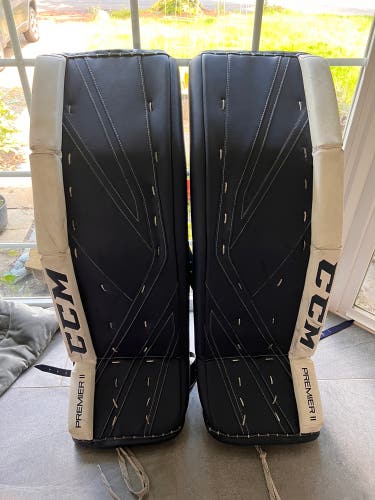 CCM Custom Premier II Pro Senior Goalie Leg Pads 34+2