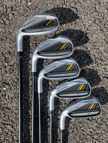 Taylormade RocketBladez 5-9 Iron set LH RocketFuel 65g Stiff Excellent