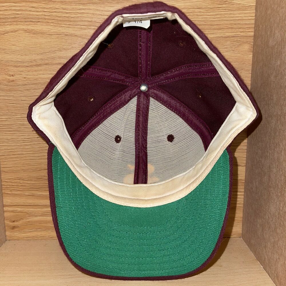 Vintage Arizona State Sun Devils Hat Cap Fitted 7 1/4 New Era Pro Model ASU Red