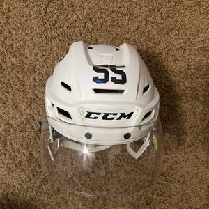 Used M CCM Pro Stock Tacks 710 Helmet