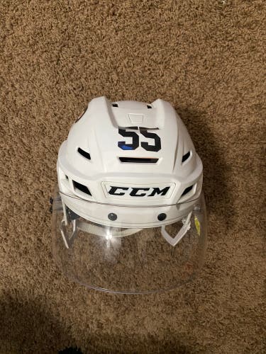 Used M CCM Pro Stock Tacks 710 Helmet