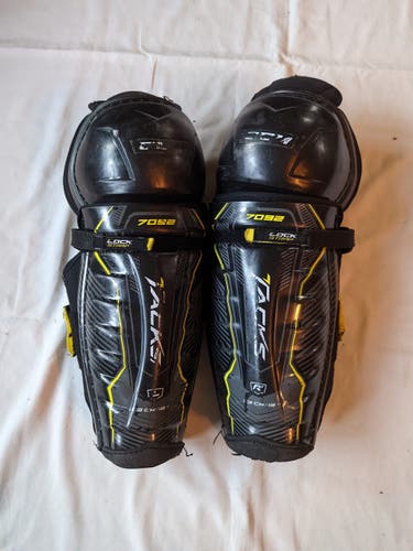 Used CCM tacks 7092 hockey shin guards