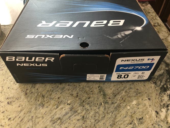 Senior New Bauer Regular Width Size 8