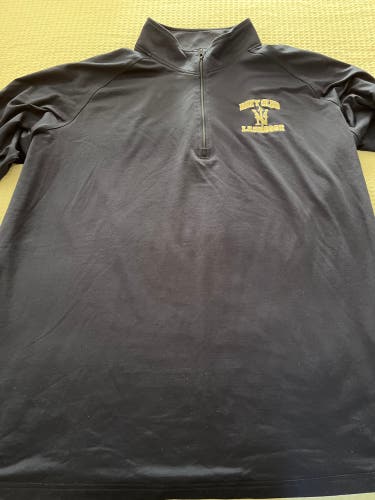 Navy Club Lacrosse 1/4 zip pullover