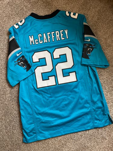 Nike Authentic McCaffrey Blue Panthers Jersey (Medium)
