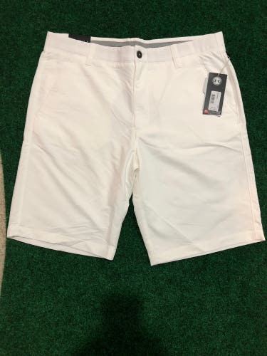 White Adult Size 36 Under Armour Shorts