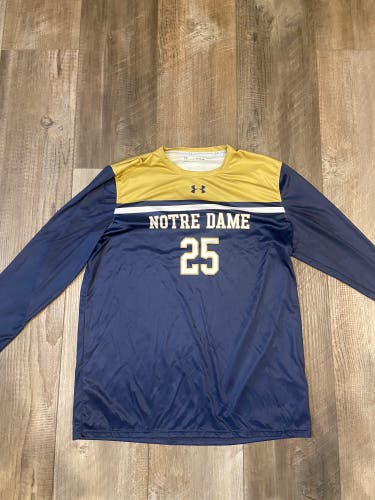 Bundle ND Lax Warm Up Shirt XL & Grey Hoodie