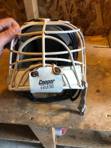Cooper HM30 and Nike/Bauer helmet