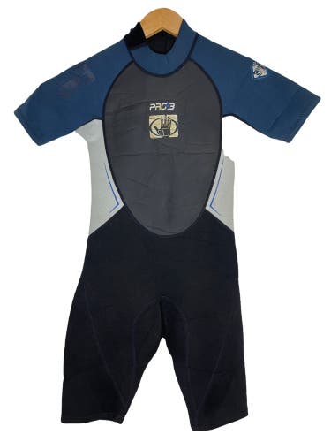 Body Glove Childs Spring Shorty Wetsuit Kids Size 12 Pro 3 Youth 2/1