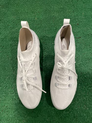 White UA Lacrosse cleats