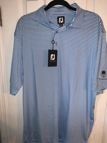 Blue New Large Footjoy Shirt