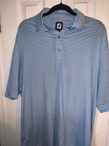 Blue Used Large Footjoy Shirt