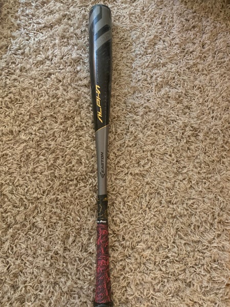 Used BBCOR Certified 2019 Easton Alloy Project 3 Alpha Bat (-3) 28 oz 31"