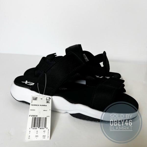 Adidas Terrex Sumra Light Weight Sandals Core Black Size 8M 9W