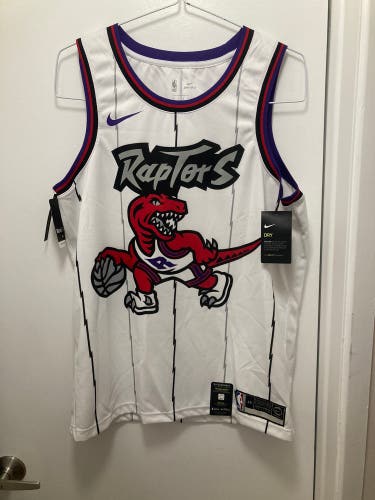 Nike Toronto Raptors Retro Swingman Jersey Large L 48