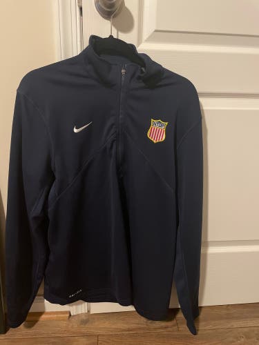 Navy Blue Unisex Large USNTP Nike Sweatshirt