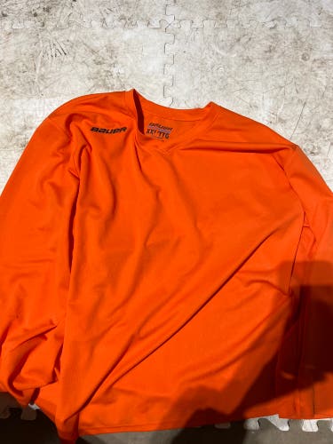 Orange Used XXL Bauer Jersey