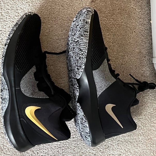 NEW Black & Gold Nike Air Precision II Shoes Mens 12 | SidelineSwap