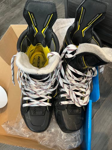 Used CCM Regular Width Size 9 AS3 Pro Hockey Skates With Black Step Steel