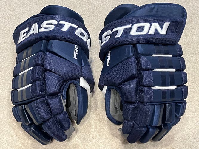 New Navy Easton Pro 4 Roll Gloves 14"