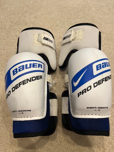 Used Large Nike Bauer Pro Defender Elbow Pads Pro Stock
