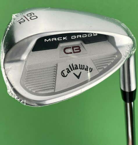 Callaway Golf Mack Daddy CB Lob LW Wedge 60-12* Steel KBS Hi-Rev 2.0 New #84076