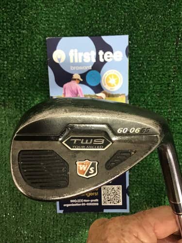 Wilson Staff TW9 Tour Milled LW 60* Lob Wedge With Steel Shaft