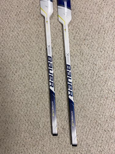 University Of Michigan Senior Regular 25" Paddle Pro Stock Hyperlite Goalie Stick