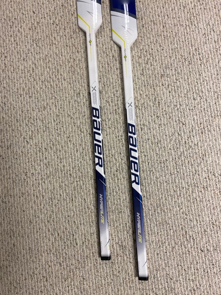 University Of Michigan Senior Regular 25" Paddle Pro Stock Hyperlite Goalie Stick