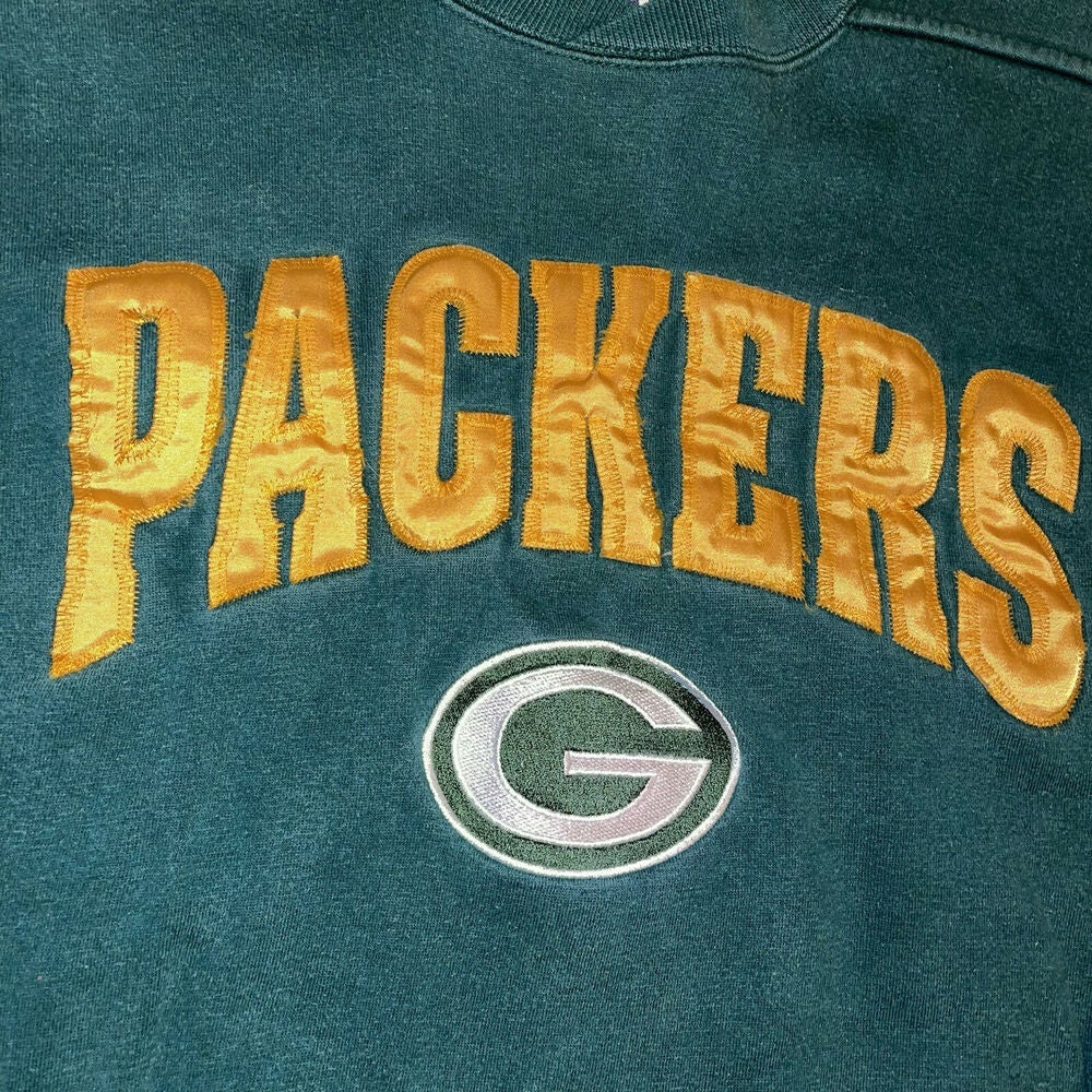 90s Green Bay Packers Embroidered Crewneck – cedarvintageshop