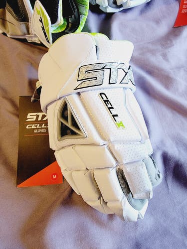 Brand New 12" STX Cell V Lacrosse Gloves - Medium