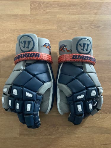 Dallas Rattlers Warrior Nemesis Goalie Gloves Size 13