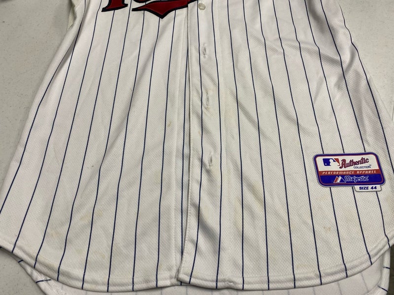 Minnesota Twins Authentic Home White Inaugural Season 2010 Jersey Adult  Men's New Majestic Size 44 | SidelineSwap