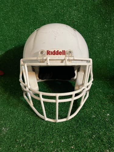 Adult Large - Riddell Speed Football Helmet - White
