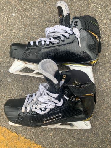 Used Bauer Pro Stock Size 12 Hockey Goalie Skates