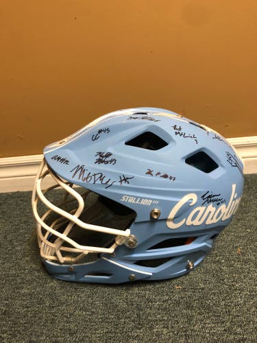 2018 UNC Team Signed STX Stallion 650 Helmet