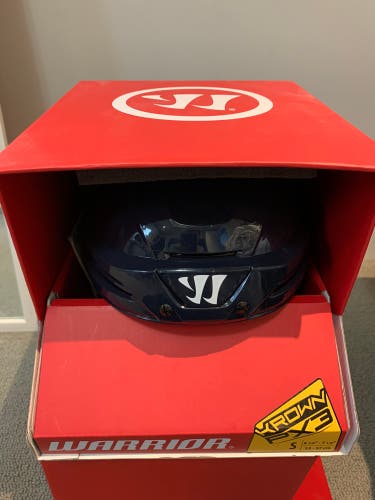 Brand New Small Warrior Krown PX3 Helmet Navy
