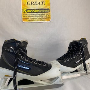 Used Bauer Supreme One80 Size 3 D Ice Hockey Goalie Skates