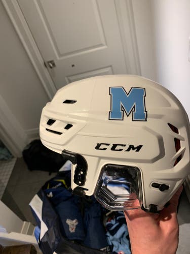 Used Medium CCM Pro Stock Tacks 710 Helmet