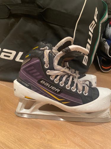 Used Bauer Regular Width  Size 8 Supreme One.7 Hockey Goalie Skates