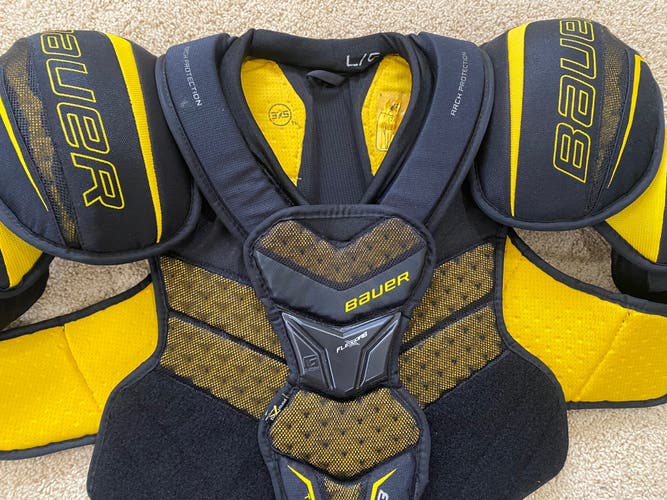 Bauer Supreme Total One MX3 Hockey Shoulder Pads Sz Sr L