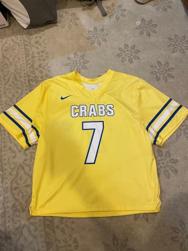 Crabs Lacrosse #7 Gold Jersey