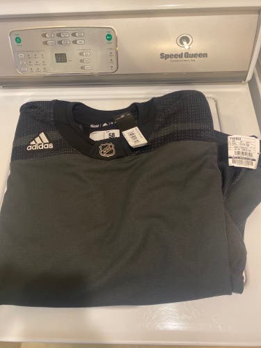 Adidas pro stock military practice hockey jersey sz: 58