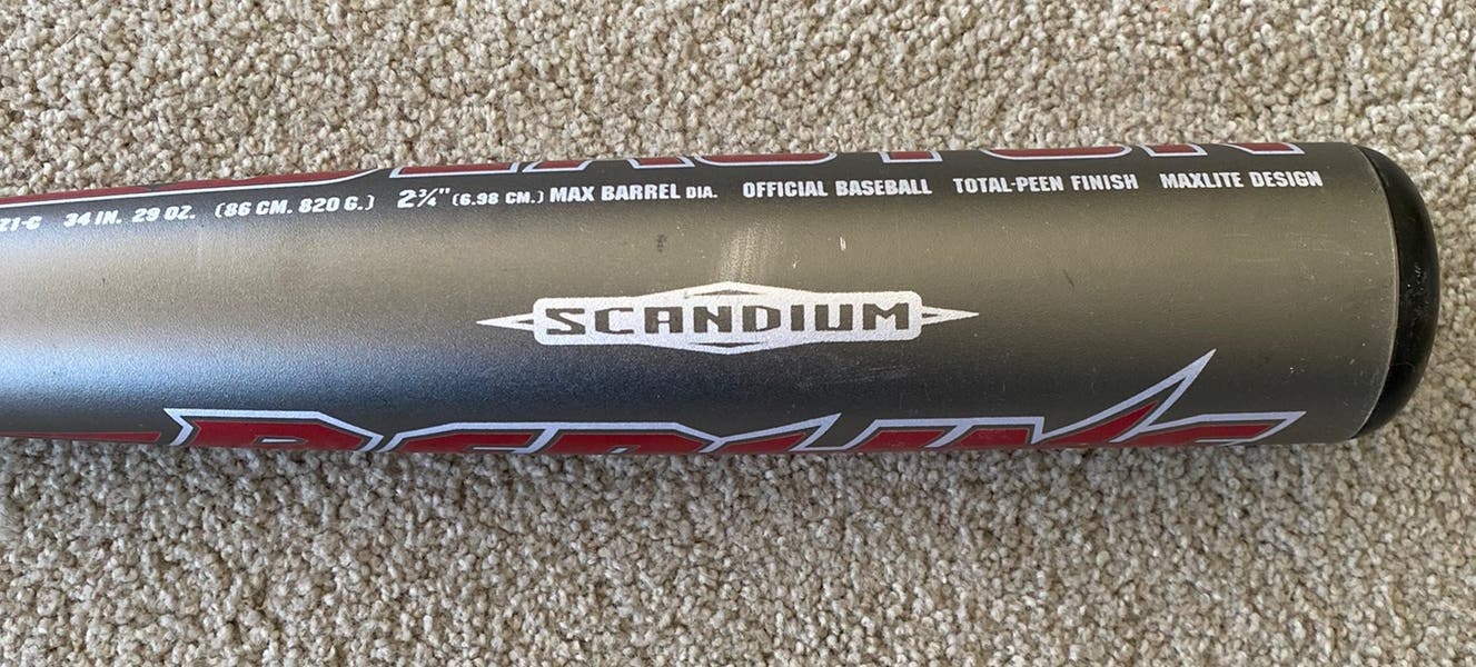 Easton REDLINE CCORE Sc500 34/29 Model BZ1-C SUPER HOT 2 3/4