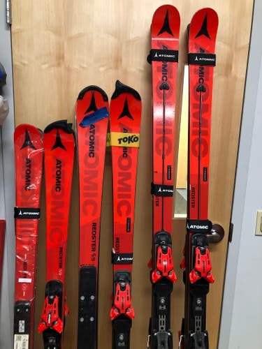Used Men's 2019 Atomic Racing Redster FIS GS Skis With Bindings