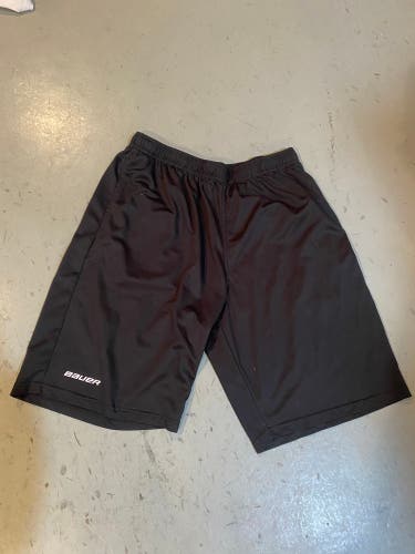 Large Black Bauer Shorts